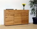 Sideboard OKER 149x89x40cm Kommode 3-türig Wildeiche massiv geölt Anrichte