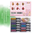 Magicat Haarkreide Set 10 Kinderhaarfarben und 5 Gummibänder Kreativität Spaß za