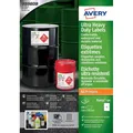 Avery - Label B3655-50 148x210mm Polyethylen weiß 100 Etiketten