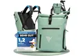 MIVELO Fahrradtasche 3in1 Gepäckträgertasche mit Rucksackfunktion Schultergurt wasserdicht, geräumiges Hauptfach, Außentaschen, Laptopfach