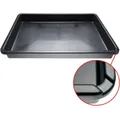 BGS Technic Wanne Auffangwanne Mehrzweckwanne 50 l schwarz Entleerhilfe 88x60x10