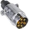 Anhängerstecker 7 Polig , 12V, Aluminium,  1724, Kabel, LKW, Wohnwagen