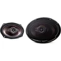 KENWOOD Coaxial Speakers, 5-Way, 6x9, 650W KFCPS6996