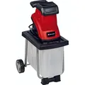 Einhell - Elektro-messerhäcksler Gc-ks 2540 Cb (2.500 W, Max. 40 Mm Aststärke, 2 Wendemesser Aus Stahl, 55 L Fangbox, Transportgriff, Stopfer)