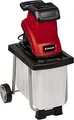 Einhell Elektro-Messerhäcksler GC-KS 2540 CB (2.500 W, Max. 40 Mm Aststärke, 2 Wendemesser Aus Stahl, 55 L Fangbox, Transportgriff, Stopfer)