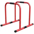 GORILLA SPORTS® Dip Barren - 2er Set, 57x 38 x 73 cm, bis 200 kg, rutschfest, Blau - Dip Station, Dip Stangen, Dip Ständer, Trainingsgerät