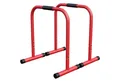 GORILLA SPORTS Handstandtrainer Push-up Stand Bar Parallettes Schwarz/Rot/Blau (1-St)