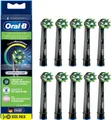 Oral-B Aufsteckbürsten CrossAction schwarz CleanMaximiser, 10 Stück