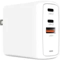67W GaN Charger, Ladegerät weiß, 1x USB-A, 2x USB-C PD, Charge 3.0