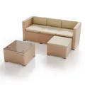Polyrattan Gartenmöbel Lounge Rattan Gartenset Sitzgruppe Rattanmöbel Juskys®