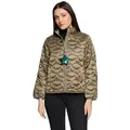 Cartoon Steppjacke Damen mit Eingrifftaschen grün 34 EU