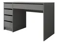MIRJAN24 Schminktisch Ada (mit 5 Schubladen), Schreibtisch ist universell - Links / Rechts, Griffloses System