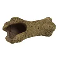 Terra Della, Hohlknochen, 18,2 x 7,3 x 7,2 cm, hergestellt aus hochwertigem Polyesterharz, harmlos und verblasst Nicht, mit Unterschlupf & Futterhaus, extrem detailliert, funktional und dekorativ