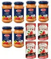 6x Barilla Pesti alla Calabrese pesto mit paprika und ricotta-käse 190g + Italian Gourmet 100% italienische geschälte Tomaten dosen 4x 400g