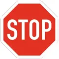 Verkehrsschild, 206 Achteck 900 mm Stoppschild RAL-Gütezeichen Folie RA1