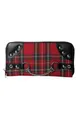Banned Geldbörse Tartan Handcuff Pink, Handschellen Applikation