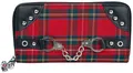 Banned Apparel Geldbörse Damen Red Tartan Wallet schwarz/rot Standard