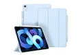 Fintie Tablet-Hülle für iPad Air 11'' M4/M3/M2(2026/2025/2024), iPad Air 5/4 Gen 2022/2020 10.9 Zoll, mit Stifthalter, ultradünne leichte Hülle mit transparenter Rückseite