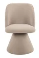 Sessel BARI I S, 2er Set, mit Samtvelour-Bezug, drehbar, Farbe schlamm