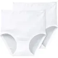 Schiesser Taillenslip Original Classics (2er-Pack) mit flachen Seitennähten weiß 48