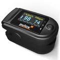 Pulox PO-200A Solo Pulsoximeter mit Alarm und Pulston Schwarz