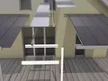 Erweiterungsmodul gutta Terrassenüberdachung 120 x 306 cm weiß