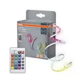 Osram FLEX 3M LED-Streifen RC, weiß, 9W, 600lm, warmweißes Licht, integrierter Sound-Receiver, RGB-Farbsensor, Fernbedienung, lange Lebensdauer, einfache Montage, Schutzklasse IP20