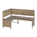 MERXX Gartenmöbelset, Metall/Kunststoff, 2-teilig - beige