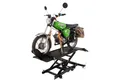 TRUTZHOLM Hydraulikheber Motorradhebebühne 360 kg Nutzbreite 47 cm kleine Montagebühne Heber, Metallräder