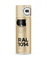 COSMOS LAC Acryllack Elfenbein/Beige Sprühdose in vielen RAL Farbtönen - 400ml Spraydose perfekt für DIY, Upcycling und andere Lackierarbeiten geeignet (RAL 1014 - Elfenbein)