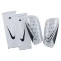 Nike Unisex Shinguard Mercurial Lite, White/White/Black, DN3611-100, M