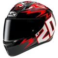 Integral Helm HJC C10 diablo Maske MC1 FQ20 Crashdown Größe XL