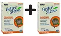 2 x NOW Foods Better Stevia, Original - 100 packets (289,90 EUR/kg)
