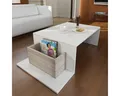 moebel17 Couchtisch Couchtisch Pot Weiß Cordoba, Platzsparend