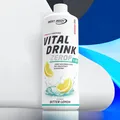 Best Body Nutrition Low Carb Vital Drink 1000 ml Flasche Bitter Lemon Sirup