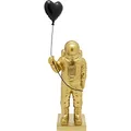 Kare Design Deko Figur Balloon Astronaut, Gold, 41x13x11 cm, Deko Objekt, Wohnaccessoire Dekoration, Astronauten Motiv, Handgearbeitet, Wohnzimmer