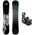 F2 Snowboard F2 Set Snowboard Junior Rental Schwarz 120cm + Pipe Bindung S schwarz Rental 120cm + Bindung S