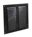 Lüftungsgitter Lüftungsgitter LG 2525 LB Lamellengitter Braun 250 x 250, für Feuchträume geeignet