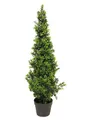 mucplants künstlicher Buchsbaum im Topf Buchs Boxwood Orion Tapered grün Busch Kunstpflanze (90 cm)