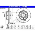 ATE 2x Bremsscheibe hinten Ø272mm Voll für VW Touran 1T1 1T2 2.0 TDI 16V 1.9