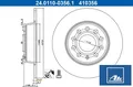 2x Bremsscheibe Ate 24-0110-0356-1 2 Bremsscheiben