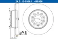 2x Bremsscheibe ATE 24.0110-0356.1 für VW GOLF AUDI A3 TOURAN ALLTRACK SPORTSVAN