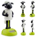 Shaun das Schaf tanzende Solarfigur, Sheep Wackelkopffigur tanzt, Solar, Deko