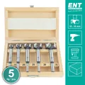 ENT 25100 5-tlg. Forstnerbohrer Set - Ø15 - 20 - 25 - 30 - 35 mm