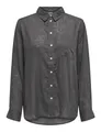 ONLY Damen Onltokyo L/S Linen Blend Shirt PNT Noos Langarmhemd Mit Normaler Passform Und Knopfverschluss 15259585,Moonbeam,XL
