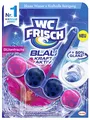 WC-Frisch Kraft Aktiv Blauspüler Blütenfrische, WC-Reiniger, 1 Stück, Farbspüler mit 50 Prozent mehr Glanz