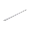LED Strip Profil Base Weißer Diffusor 2m Alu eloxiert, Satin