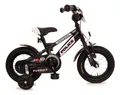 12"Zoll Kinderfahrrad-Set "New POLICE",schw./weiß (B-Ware) + M-Wave Blinklicht