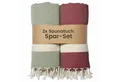 furora HOLIDAY Saunatuch Saunahandtuch Saunatuch Damen + Herren, Hamamtuch groß 100x200 XXL