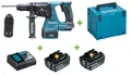 Makita DHR243RTJ Akku-Kombihammer 18V DHR243Z  + 2x Akku 5Ah + Lader + Koffer